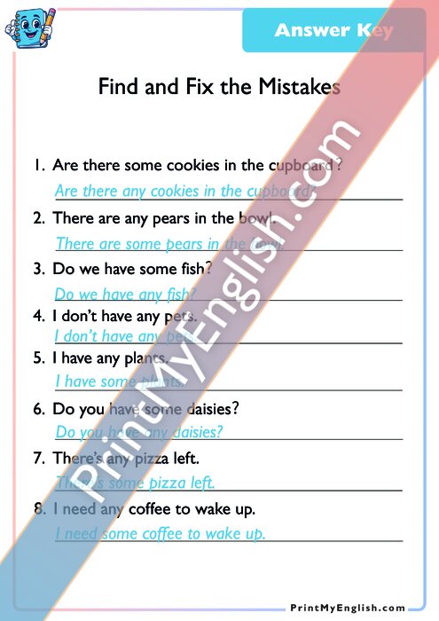Answer key