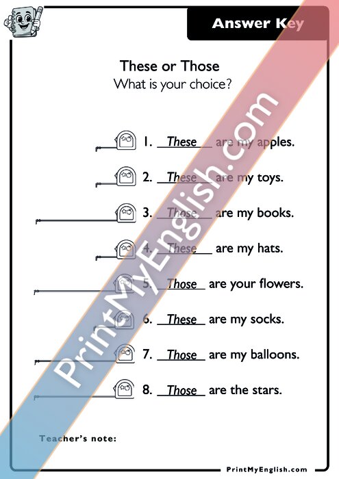 Answer key