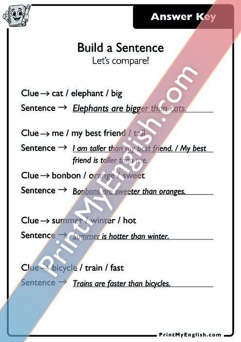 Answer key
