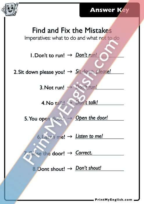 Answer key