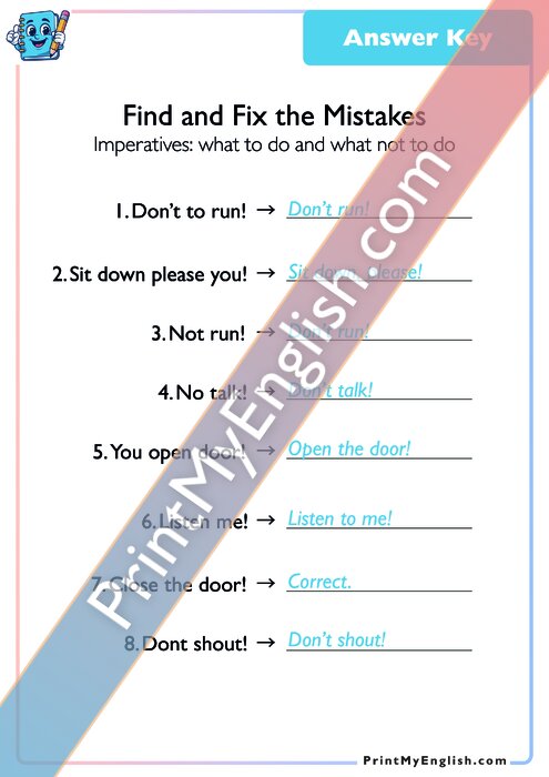 Answer key