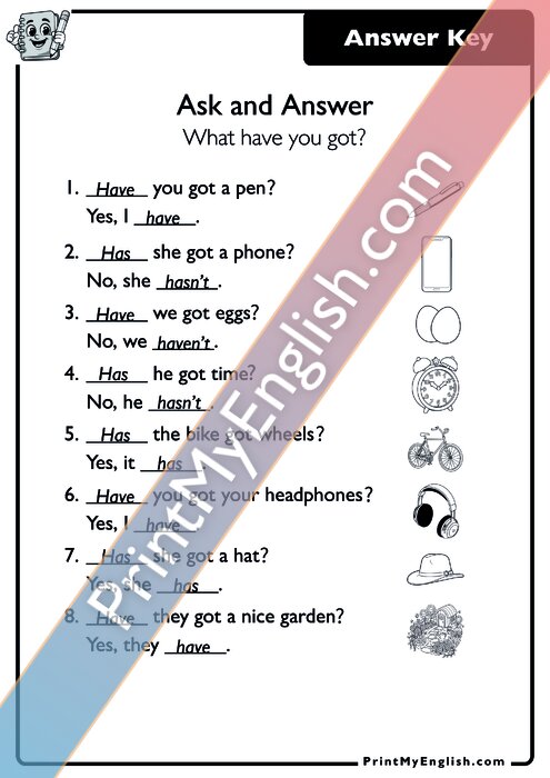 Answer key