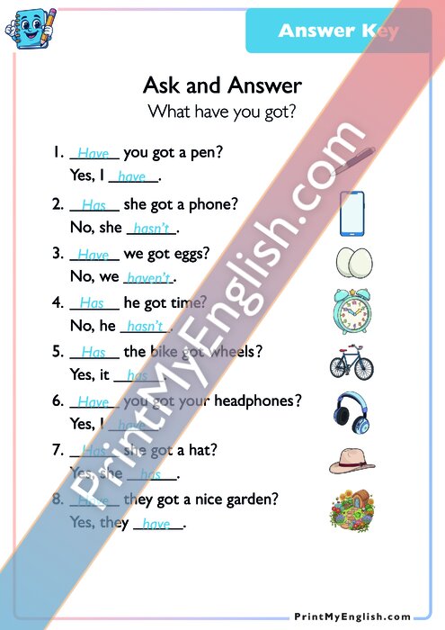 Answer key