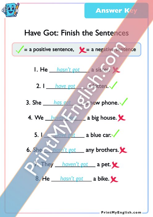 Answer key
