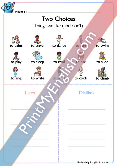 Two Choices - Things We Like