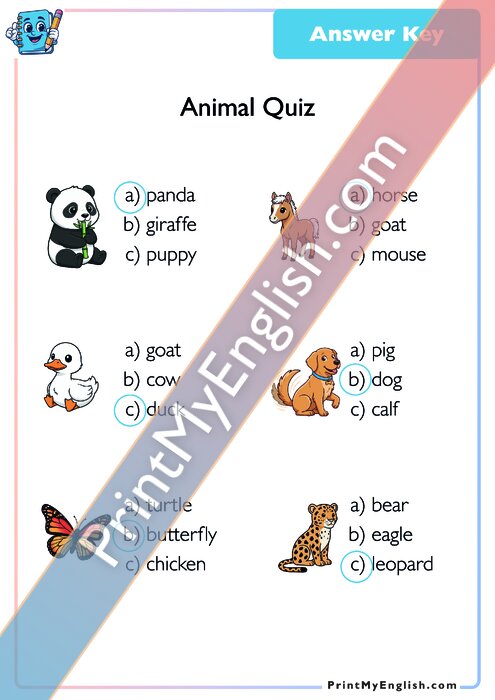Answer key
