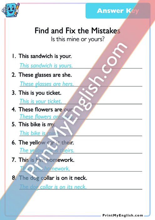 Answer key