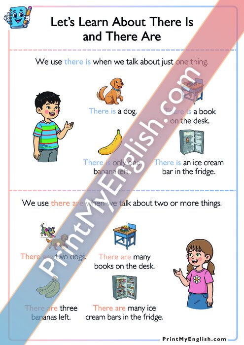 Let's Learn About There is and There are