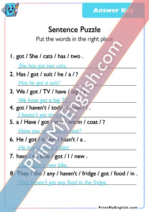 Answer key