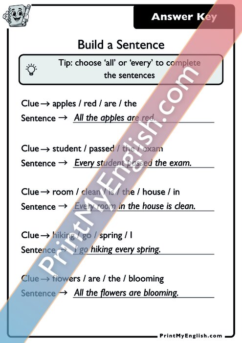 Answer key