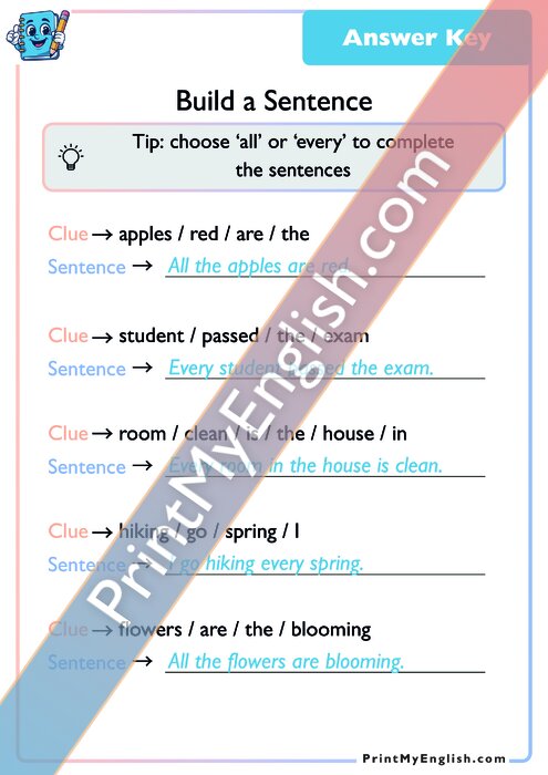 Answer key