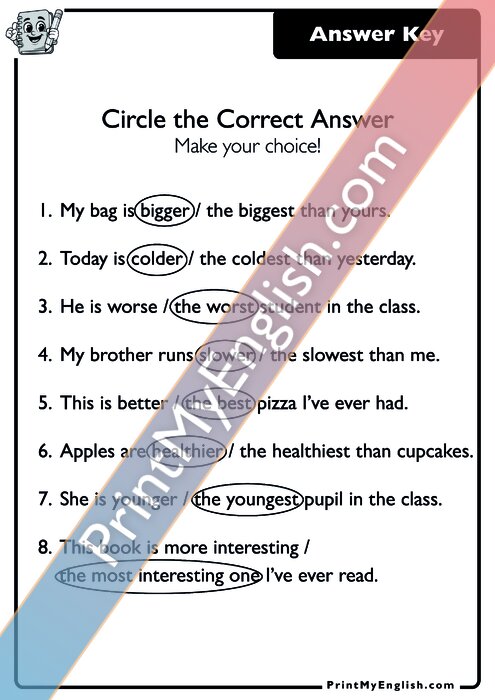 Answer key