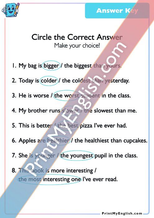Answer key