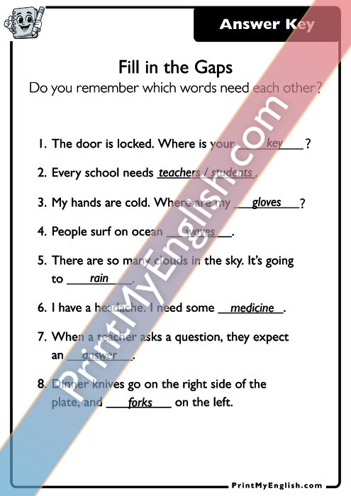 Answer key