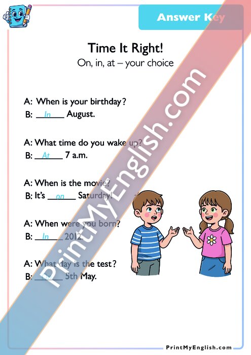 Answer key
