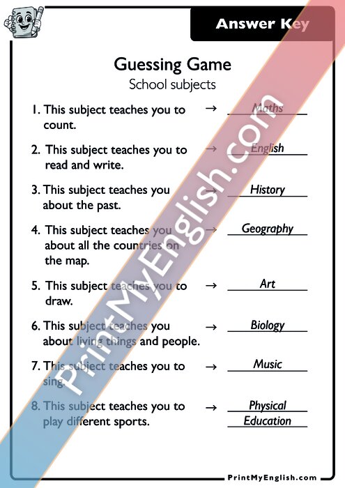 Answer key