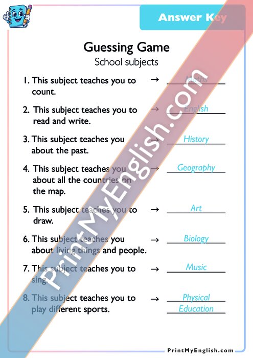 Answer key