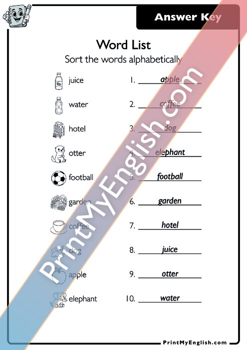 Answer key