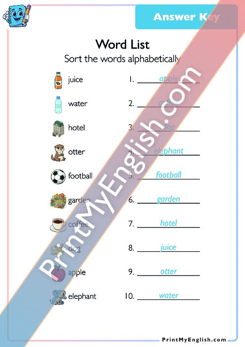 Answer key
