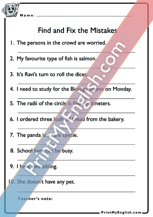 Worksheet