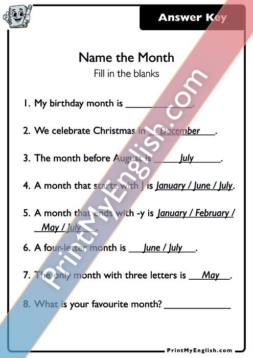Answer key