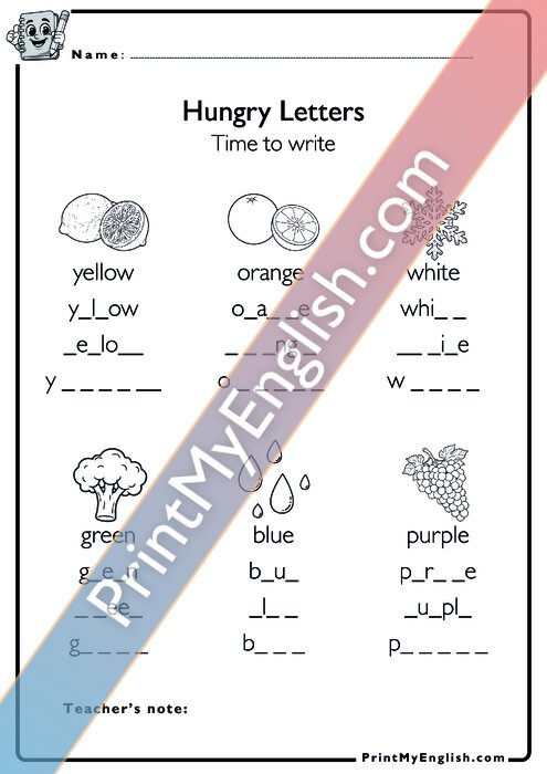 Colour it yourself