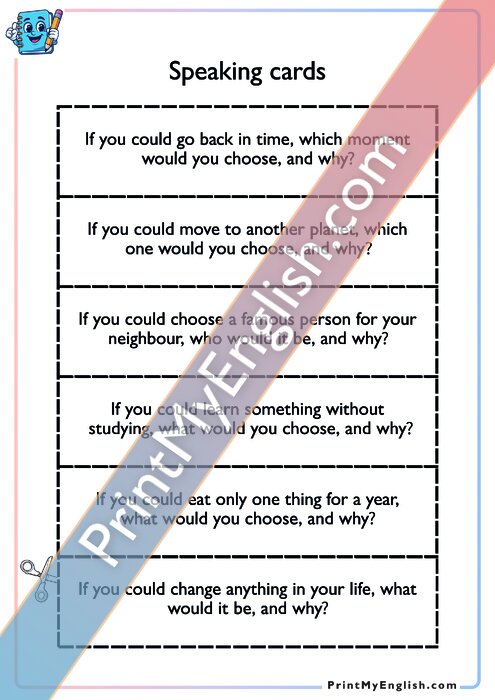 Speaking Cards - Version 2