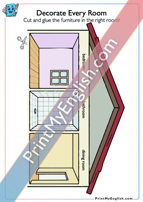 Decorate Every Room - Cut and Paste - Furniture