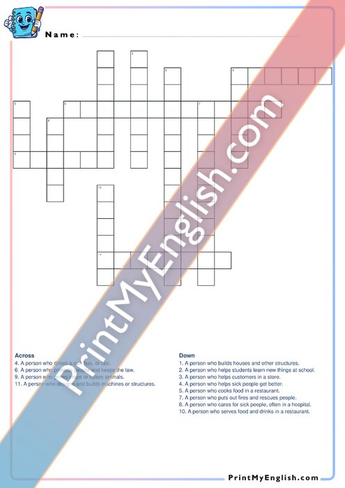 Jobs - Crossword
