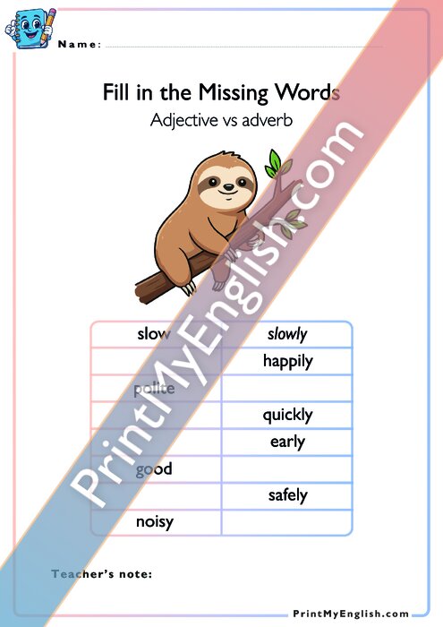 Fill in the Missing Words