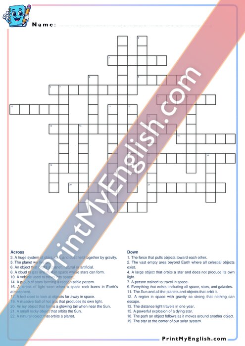 Astronomy - Crossword
