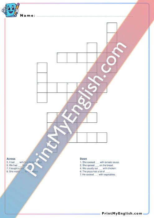 Groceries - Crossword