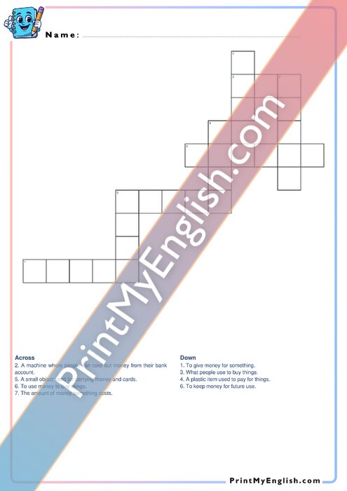 A2 Money and Banking - Crossword