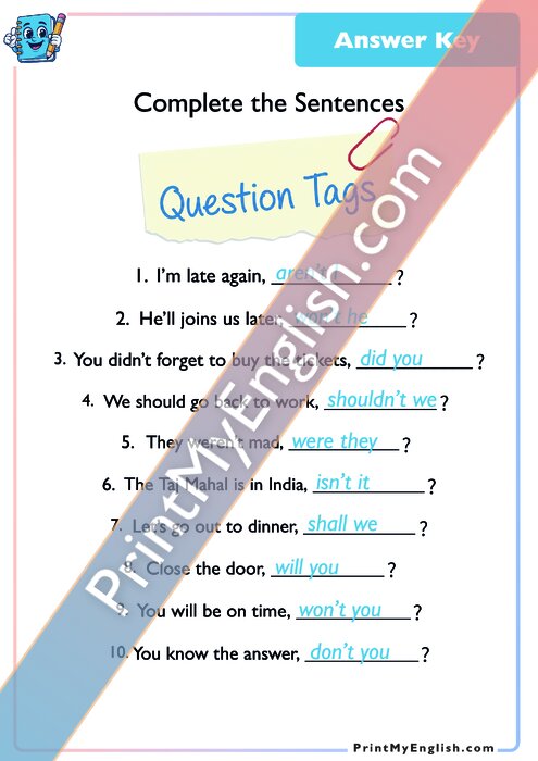 Answer key
