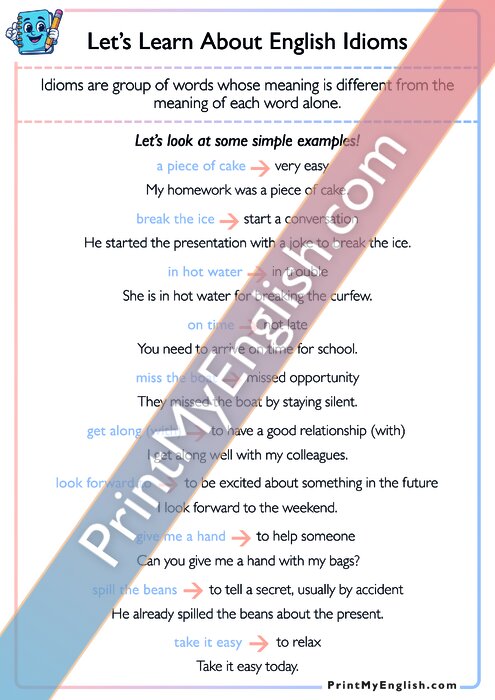 Let's Learn About English Idioms - Part 3