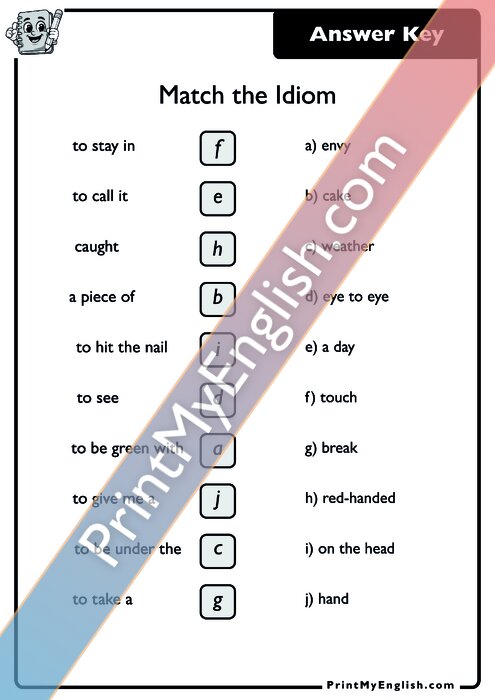 Answer key