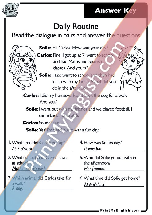 Answer key