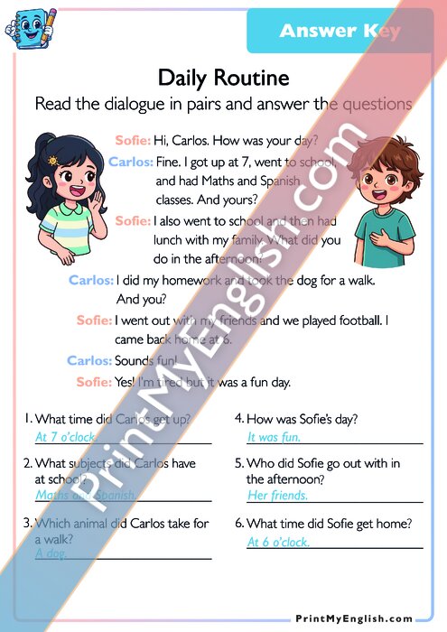 Answer key