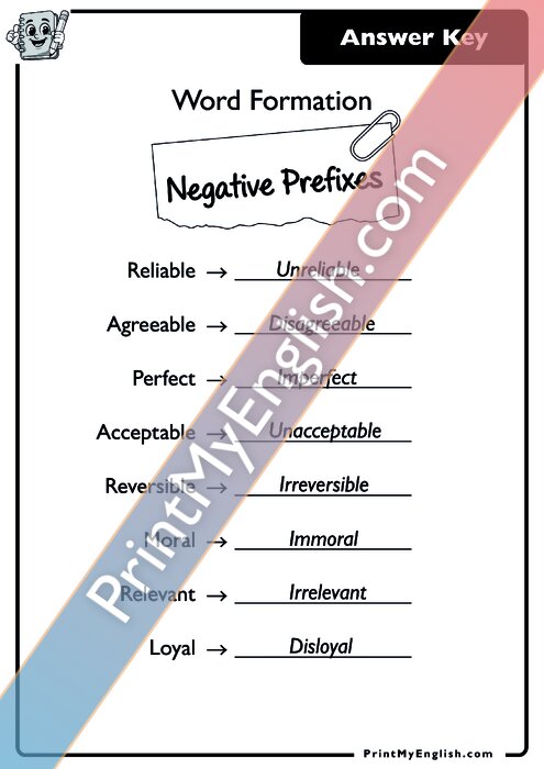 Answer key