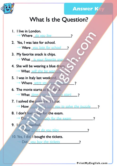 Answer key