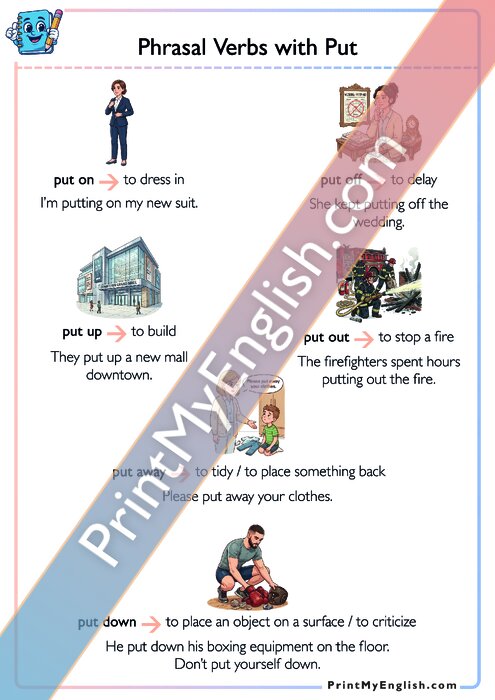 Phrasal Verbs - Put