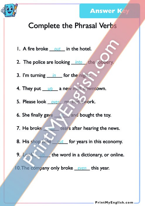 Answer key