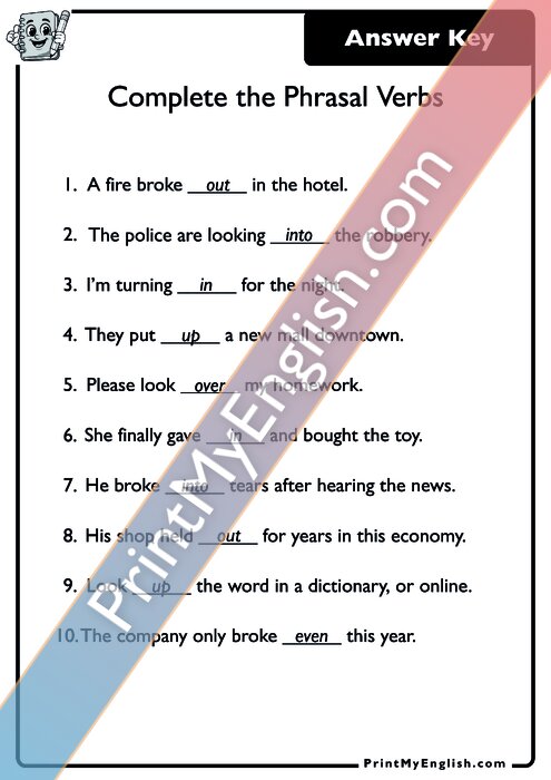 Answer key