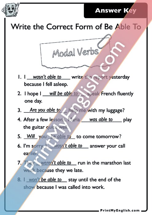 Answer key