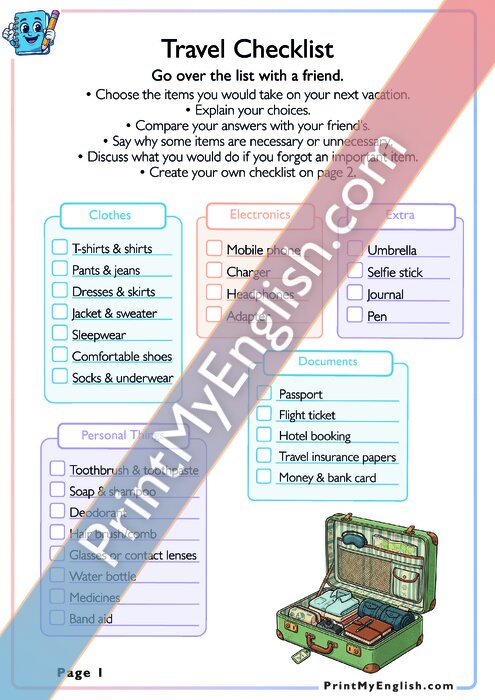 Travel Checklist