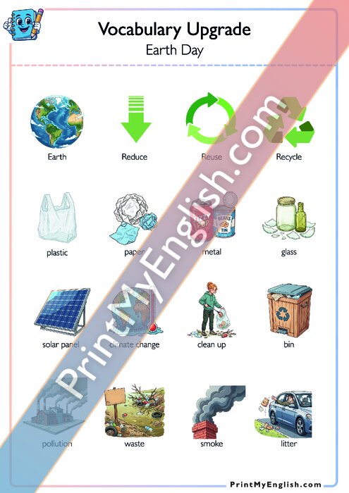 Earth Day - Vocabulary Upgrade - Environment