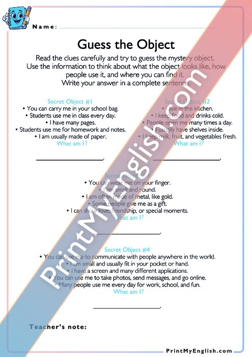 Worksheet