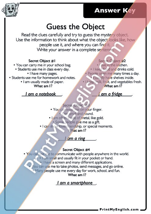 Answer key