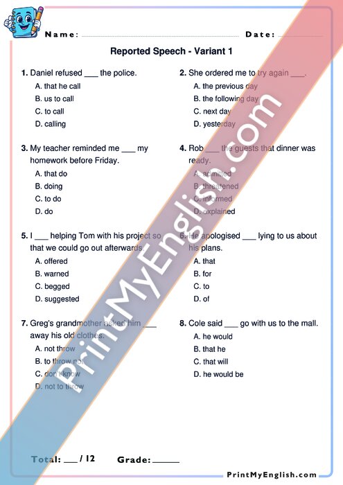 Worksheet