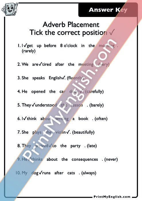 Answer key
